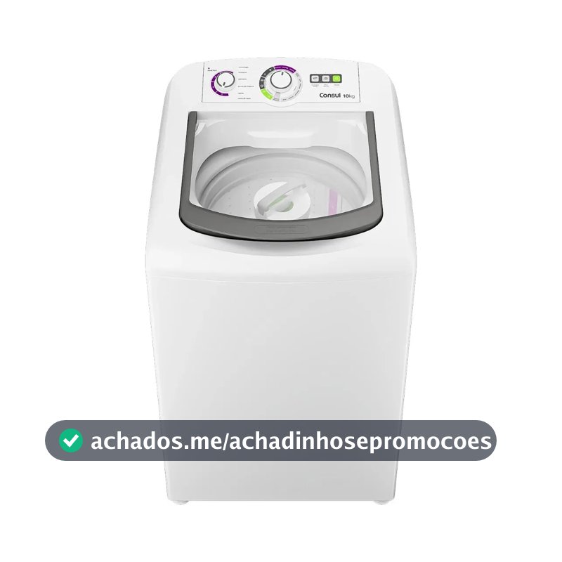 Máquina de Lavar Consul 10 kg Dosagem Econômica - CWB10BB Branca