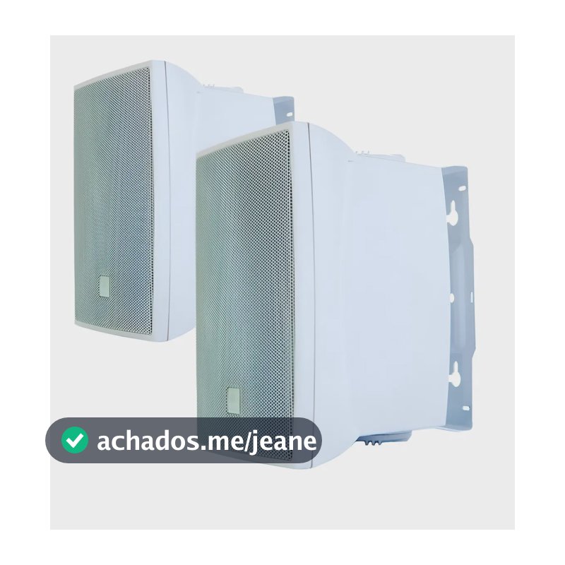 Caixa Acústica Passiva JBL C621 Branco 50W RMS de Parede Arandela Ambiente