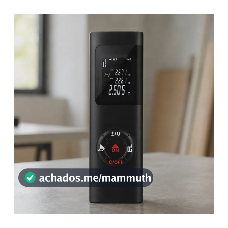 Trena Laser 40m Recarregável Com Cabo Usb Medidor Digital De Distância Área Volume Precisão ±2mm Fácil De Usar Para Obra Reforma Parede Cômodo Altura Mede Sozinho Sem Fita Eletric Teck