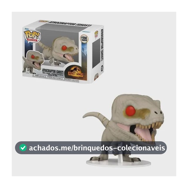 Boneco Pop Funko Jurassic World Dinossauro Atrociraptor 1205