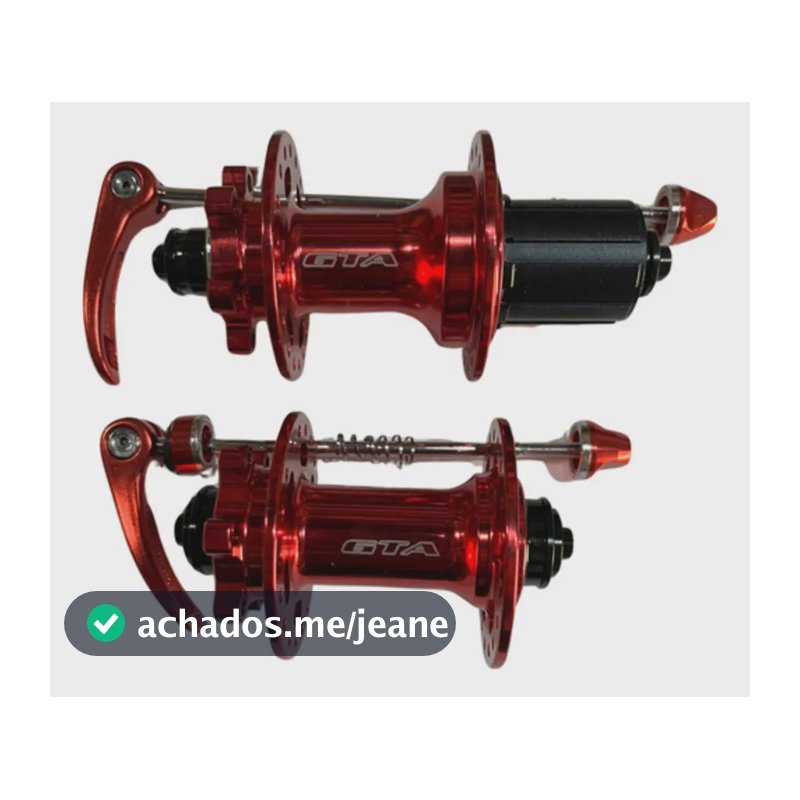 Par De Cubo Gta Barulhento Cassete K7 36furos Bike Mtb Cores Cor Vermelho
