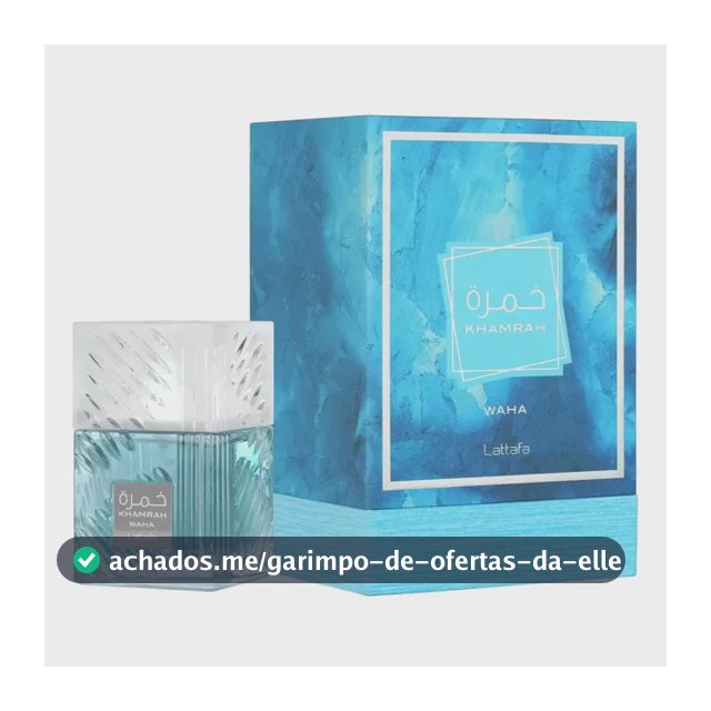 perfume unissex Lattafa Khamrah Waha 100ml