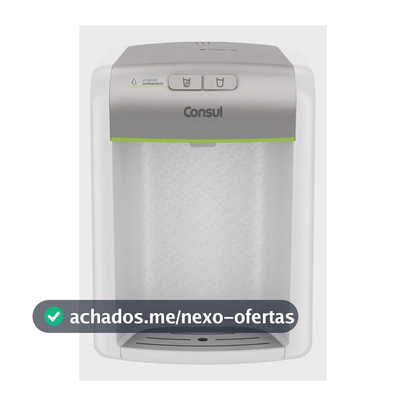 Purificador de Água Consul Branco/Prata CPB34ASVNA