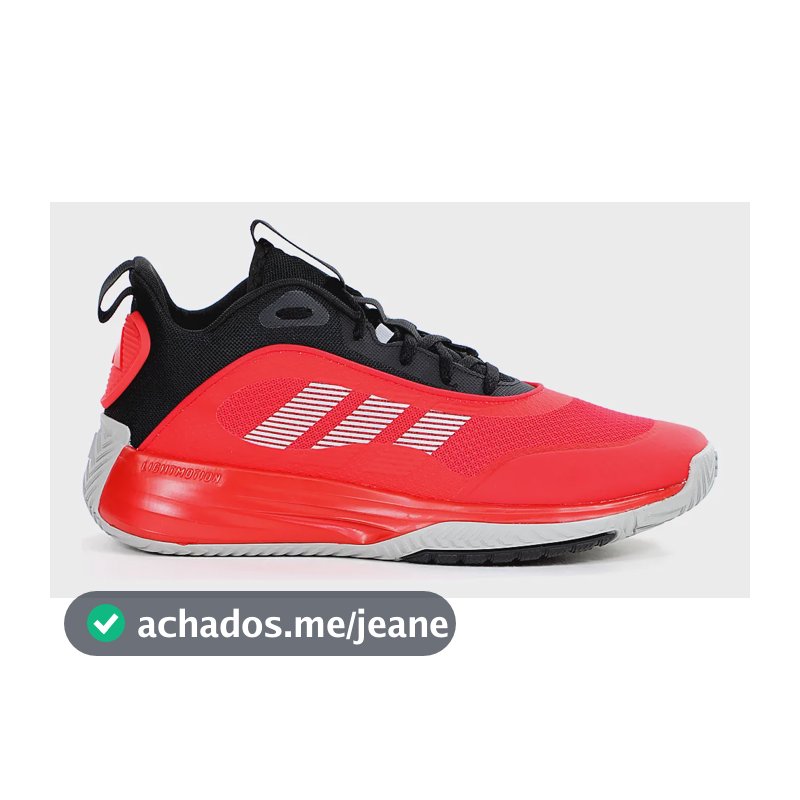 Tênis adidas Own The Game Têxtil Vermelho 40 Br