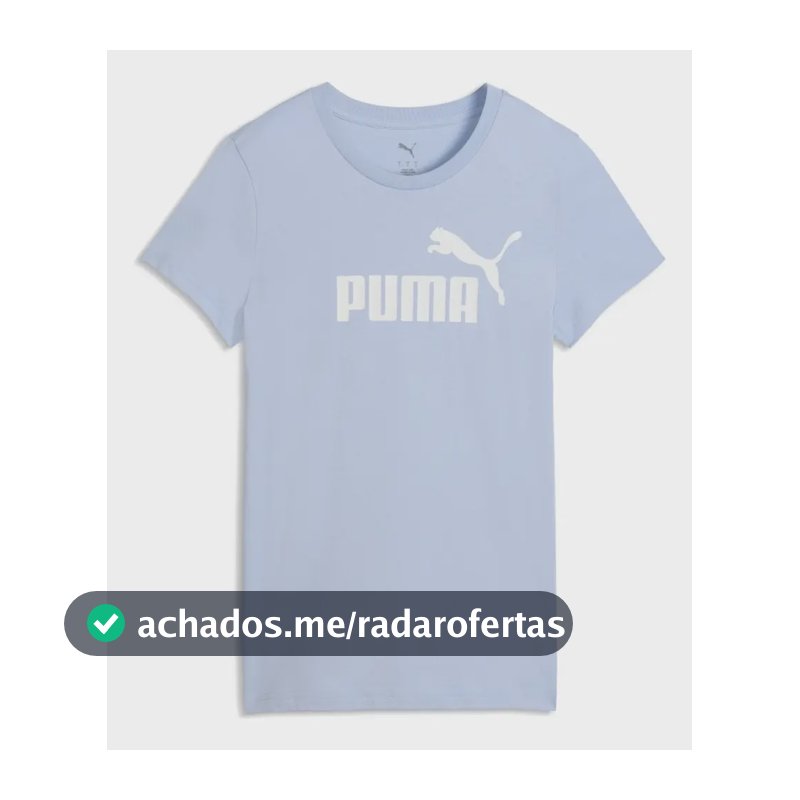 Camiseta Feminina Ess No. 1 Logo Slim Tank Puma Snow Mountain Blue N/a G Liso