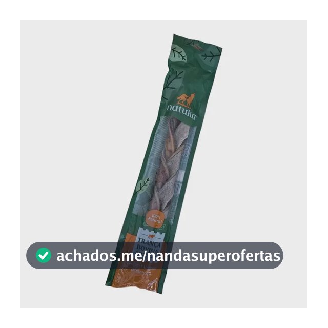 Mordedor Para Cães Natural Trança Bovina Natuka G