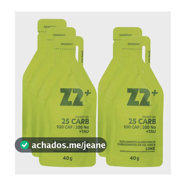 Energy Gel Z2+ Lime Box 5 Unidades Sachê 40g