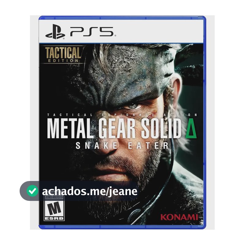 Metal Gear Solid Delta Snake Eater Tactical Ed. Ps5 Fisico