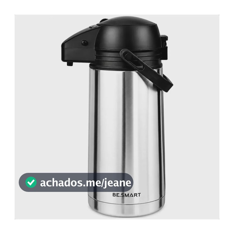Garrafa Térmica Inox 1,9l Quente E Frio Água Café Chimarrão
