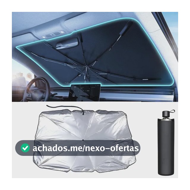 Quebra Sol Para Brisa Carro Protetor Solar Quebra Sol Eletro