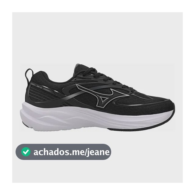 Tênis Masculino Space 6 Mizuno 90-preto Liso 42 Br