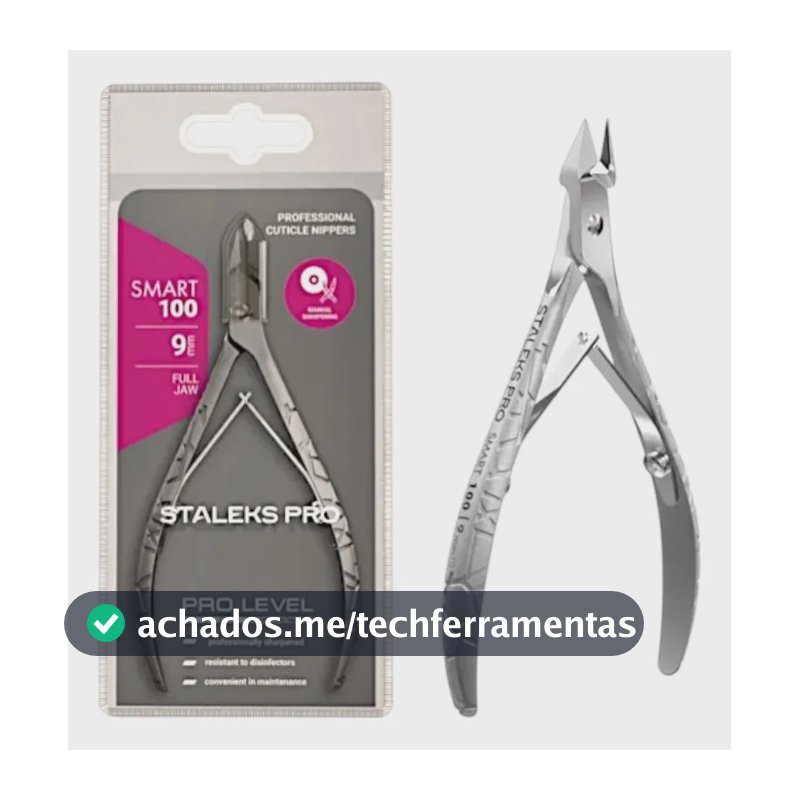 Alicate De Cutícula Staleks Pro - Ns-100-9l -série Smart 100 Inox