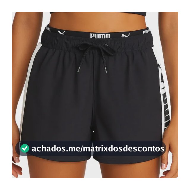 Short Puma Feminino Academia Soltinho Dry Fit Original