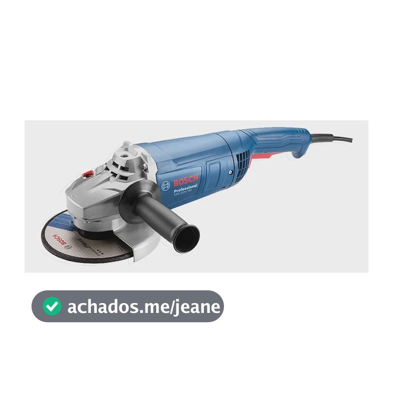 Esmerilhadeira Bosch GWS 2200-180 2200w Azul Profissional 18cm