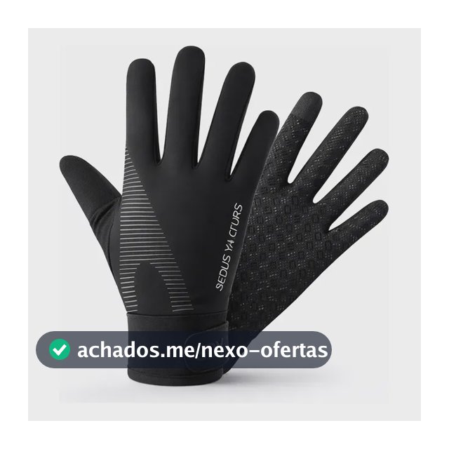Luva Conforto Ciclismo Dedo Inteiro Bike Mtb Speed Promoção