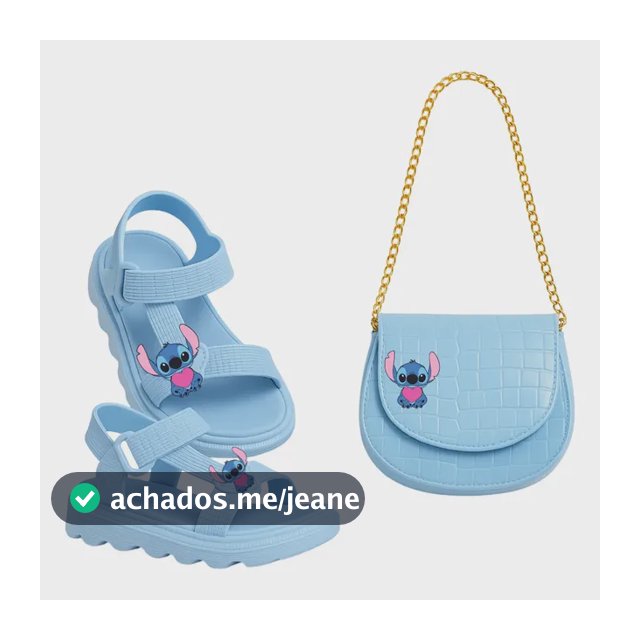 Kit Sandália Infantil + Bolsinha - Confortável, Leve E Linda
