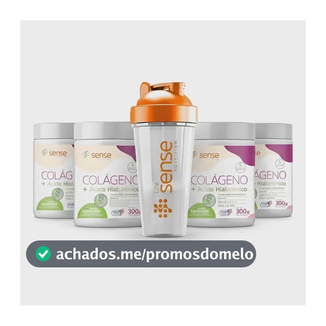 4x Colágenos Ácido Hialurônico + Brinde- Life Sense Nutritio