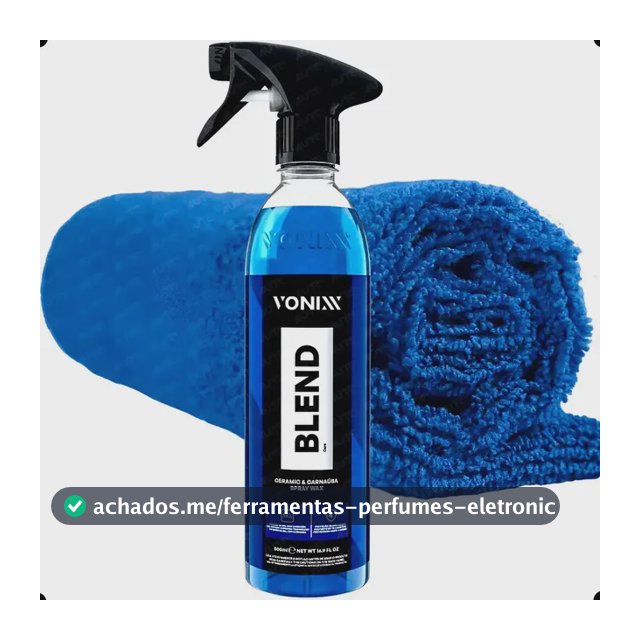 Vonixx Blend 500ml Proteção E Brilho + Flanela Microfibra