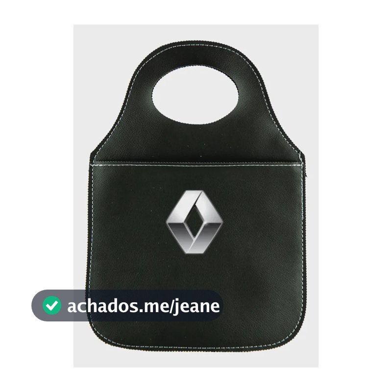 Lixeira De Carro Automotiva Organizadora Porta Lixo Objetos Logotipo Renault Renault
