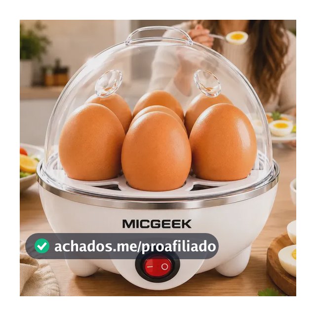 Cozedor De Ovos Automático Panela A Vapor Elétrica Legumes Elétrica Portátil Prático Rápido 7 Ovos Em 5min Micgeek
