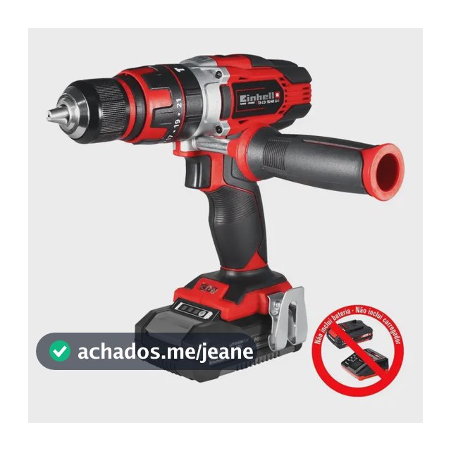 Parafusadeira Furadeira Impacto Te-cd 18/48 Li Einhell Solo (não Acompanha Bateria)