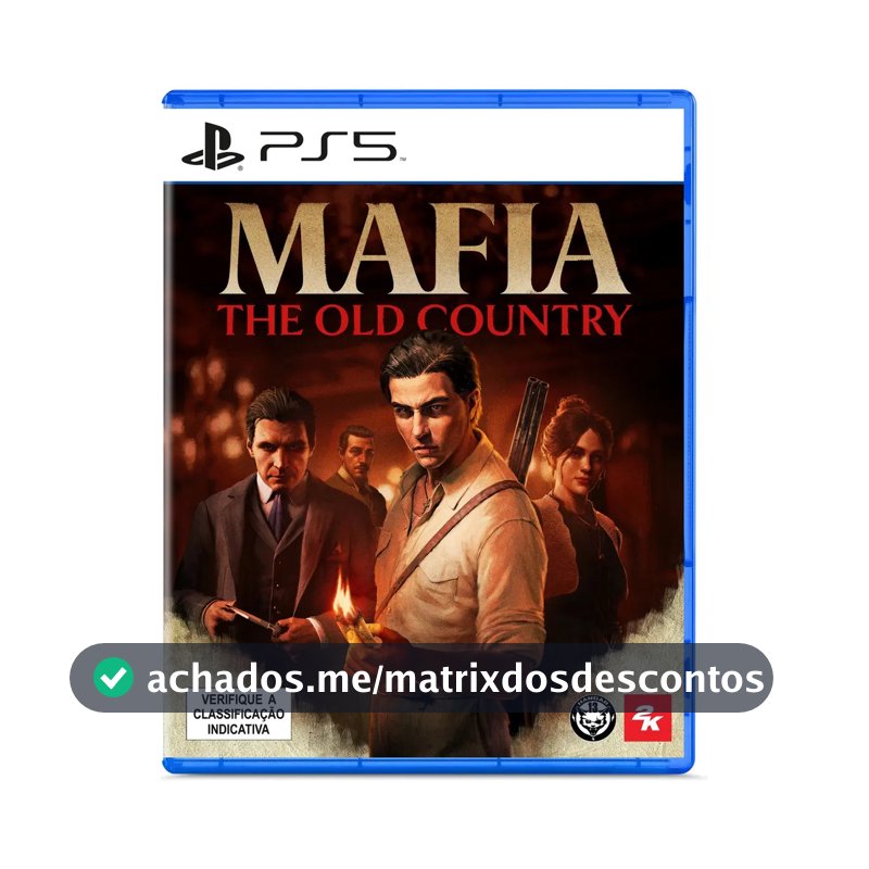 Jogo Mafia The Old Country para PlayStation 5 Mídia Física
