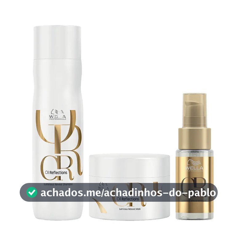 Kit Wella Oil Reflections Sh250+ol30+masc150