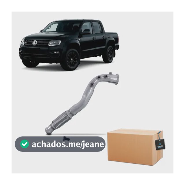 Downpipe Amarok 2.0 180cv Dpf Off Escapamento Saida Turbina Natural