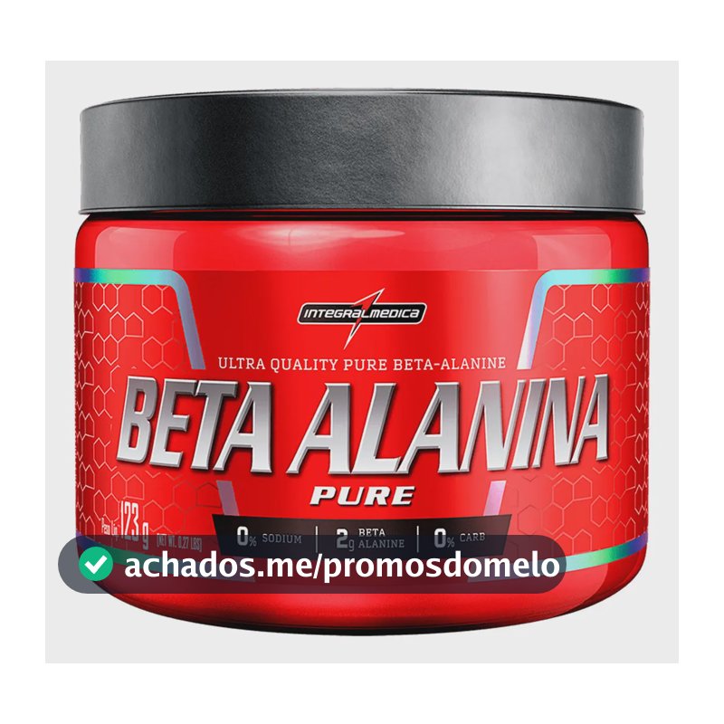 Beta Alanina Pura em Pó 123g Integralmédica