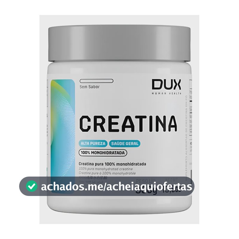 Creatina Monohidratada 300g Dux Nutrition Pó Neutro Sem Sabo Neutro