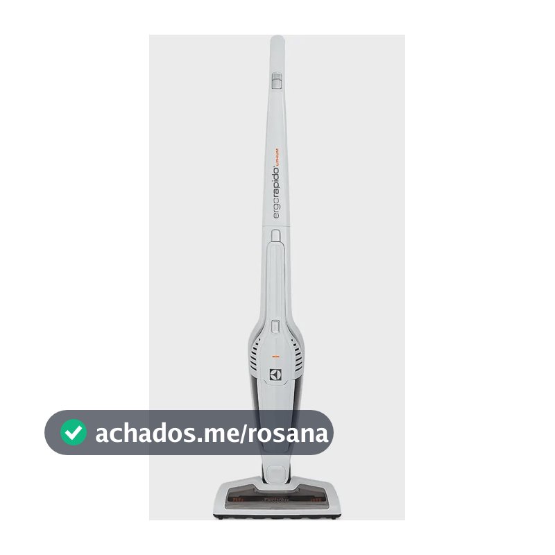 Aspirador de Pó Vertical Sem Fio Electrolux Ergorapido 2 em 1 Cyclone até 21 min Branco (ERG21) - Bivolt
