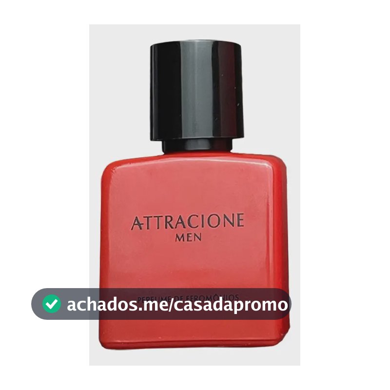 Attracione Men perfume Masculino Com Feromônios Ativados 25 mL