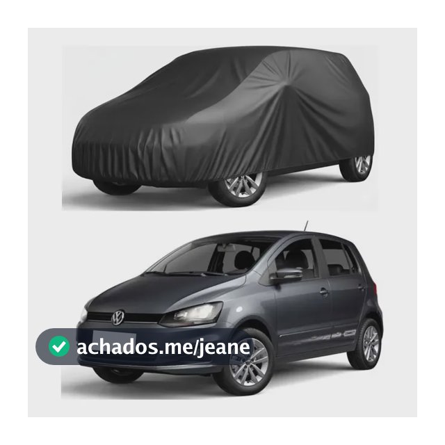 Capa Cobrir Carro Couro Forrada Anti-gato Volkswagen Fox
