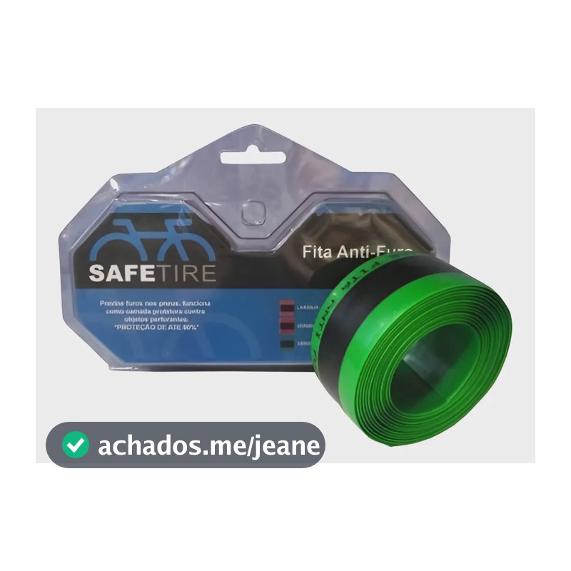 Fita Anti-furo Safetire 35mm Verde P/ Aro 26 27,5 29 O Par
