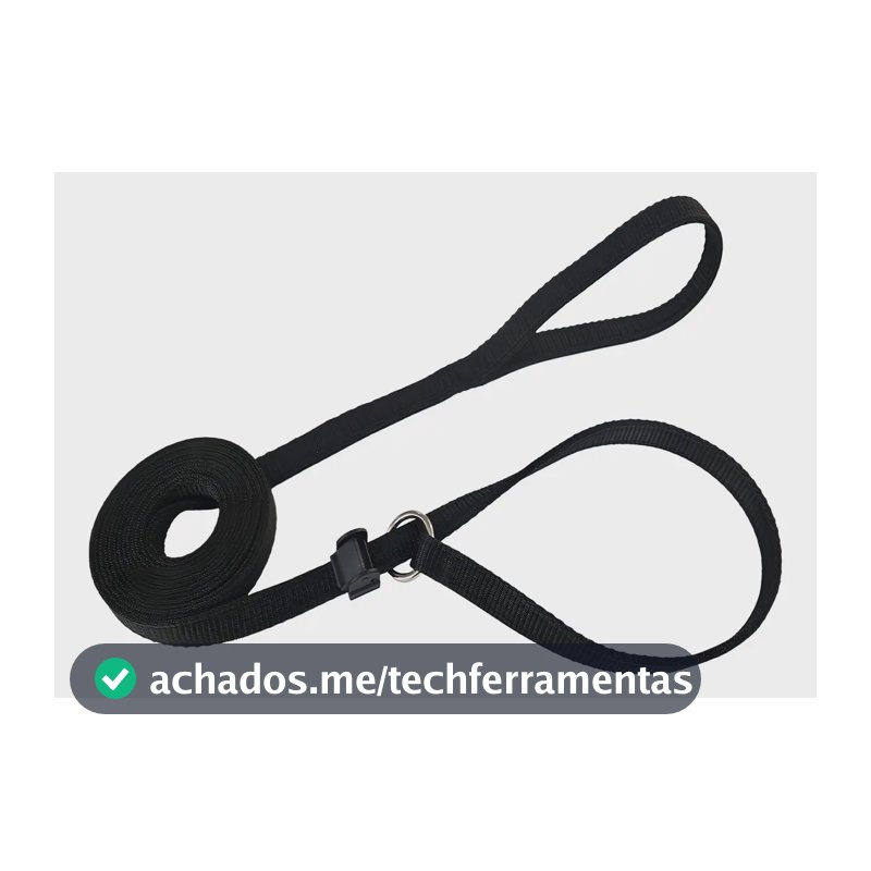Guia Coleira Unificada 1,50m para Cães TOP10PET Polipropileno Resistente