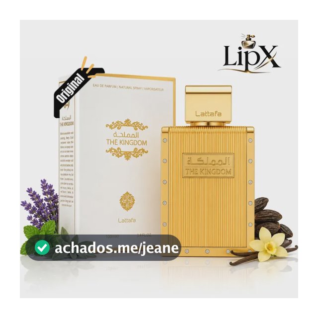 Perfume Árabe The Kingdom Tradicional Masculino 100 Ml