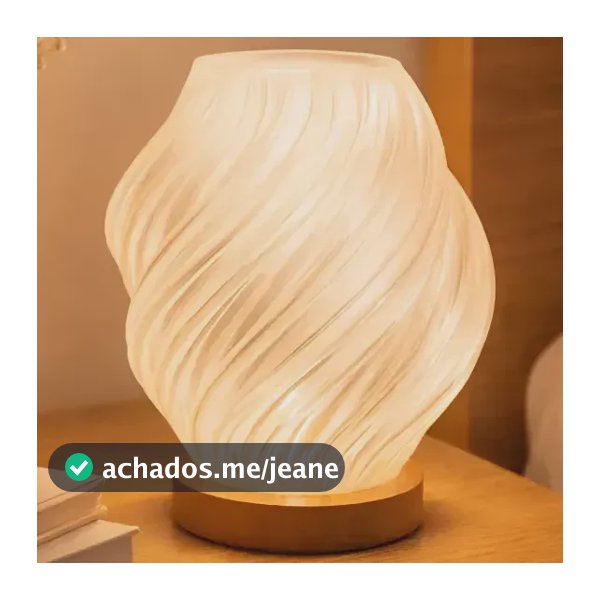 Abajur Luminária Mesa Sala Quarto Moderno Lâmpada Luz Led