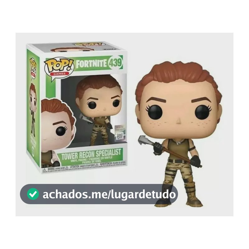 Fortnite Boneco Funko Pop Tower Recon Specialist #439