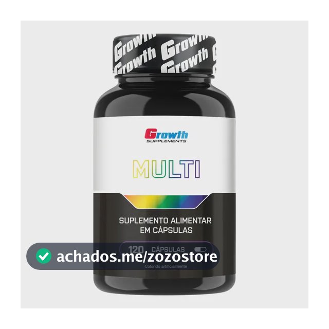 Multivitamínico Growth Supplements em cápsula Sem sabor x 100g de 120 un