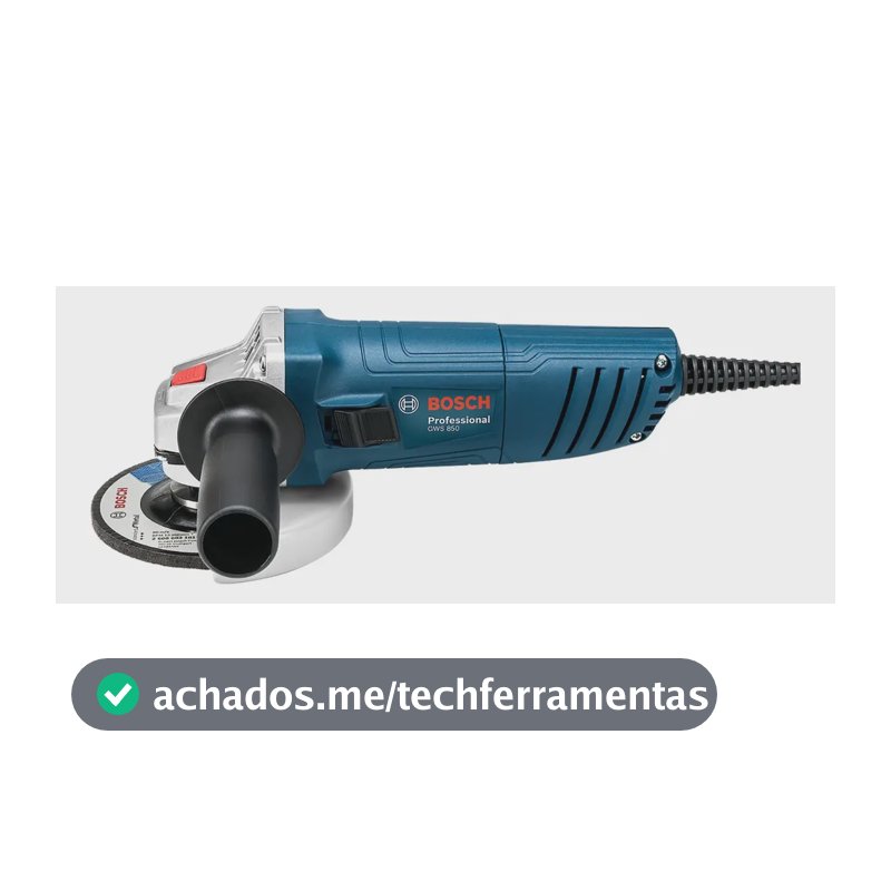 Esmerilhadeira Angular de 4 1/2" Bosch GWS 850, 850W