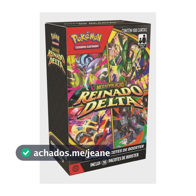 Combo De Booster Pokemón Reinado Delta 18 Pacotes Copag Ptbr Português