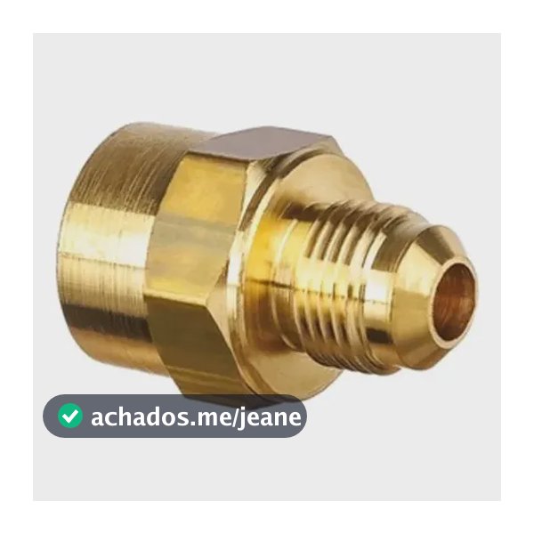 União Conexão Redução Latão 3/8 M X 1/2 F