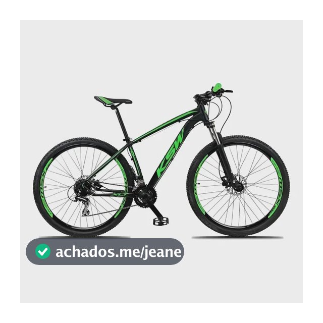 Bicicleta Aro 29 Ksw 27v Shimano Freio Hidraulico E K7/trava