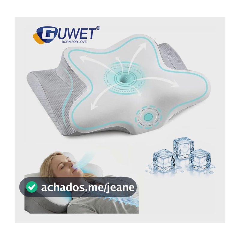 Melhores Travesseiro Anti Ronco E Apneia Ortopedico Cervical Cinza