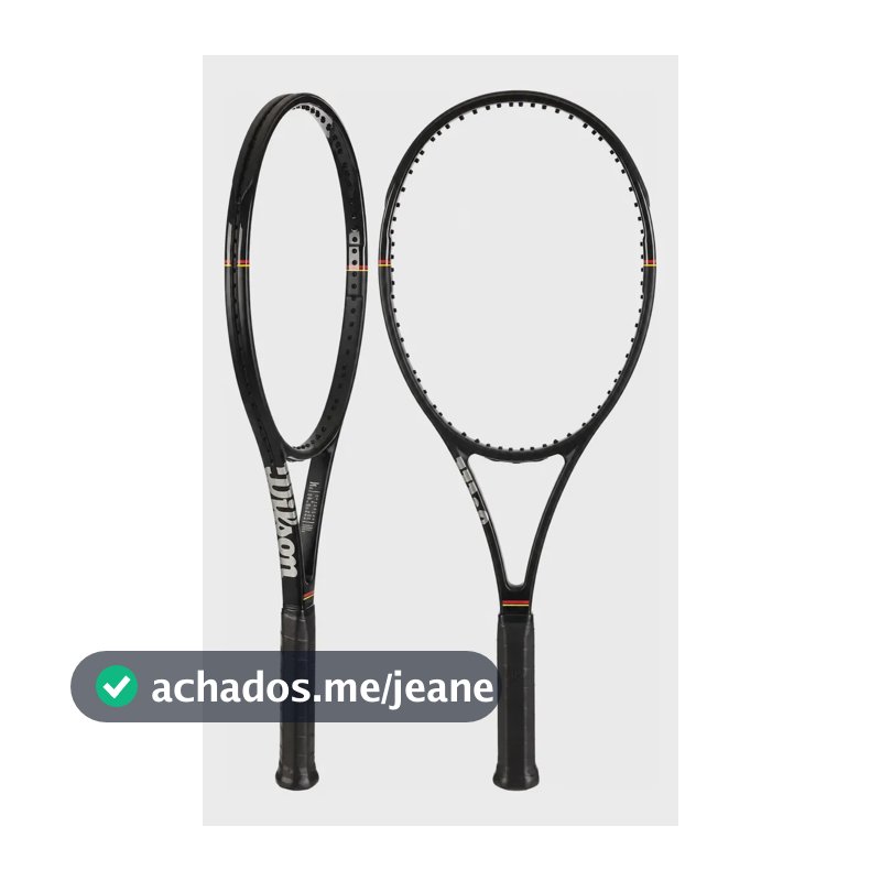 Raquete De Tênis Wilson Pro Staff Classic 97l 290g 16x19 L2 Preto 2