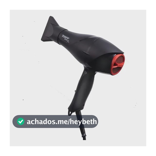 Taiff Black Ion Secador De Cabelo Profissional 2000w Cor Preto