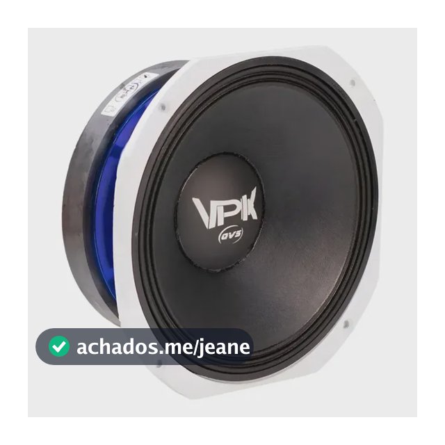 Alto falante Qvs 6 polegdas 44VPK 250W RMS 4 OHMS