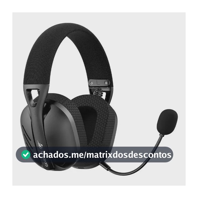 Headset Gamer Sem Fio Havit Fuxi H3 7.1 Surround Preto