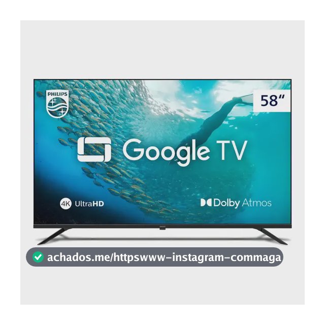 Smart Tv 4k Uhd Led 58 Philips Pug7019 Wi-fi Google Tv 3 Hd