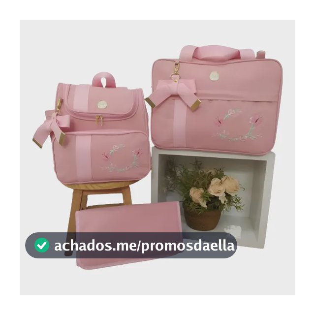 Kit Bolsas Para Maternidade De Bebê Com Mochila Clara Baby